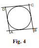 In Fig. 4, a circle touches all the four sides of a quadrilateral